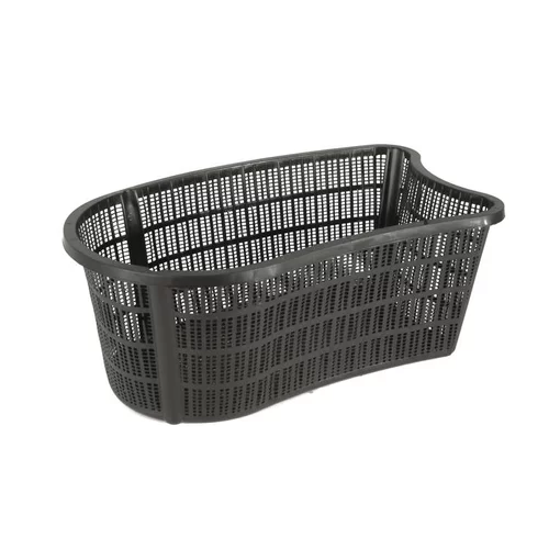 Panier à plantes de bassin noir ovale 40x24x15 cm