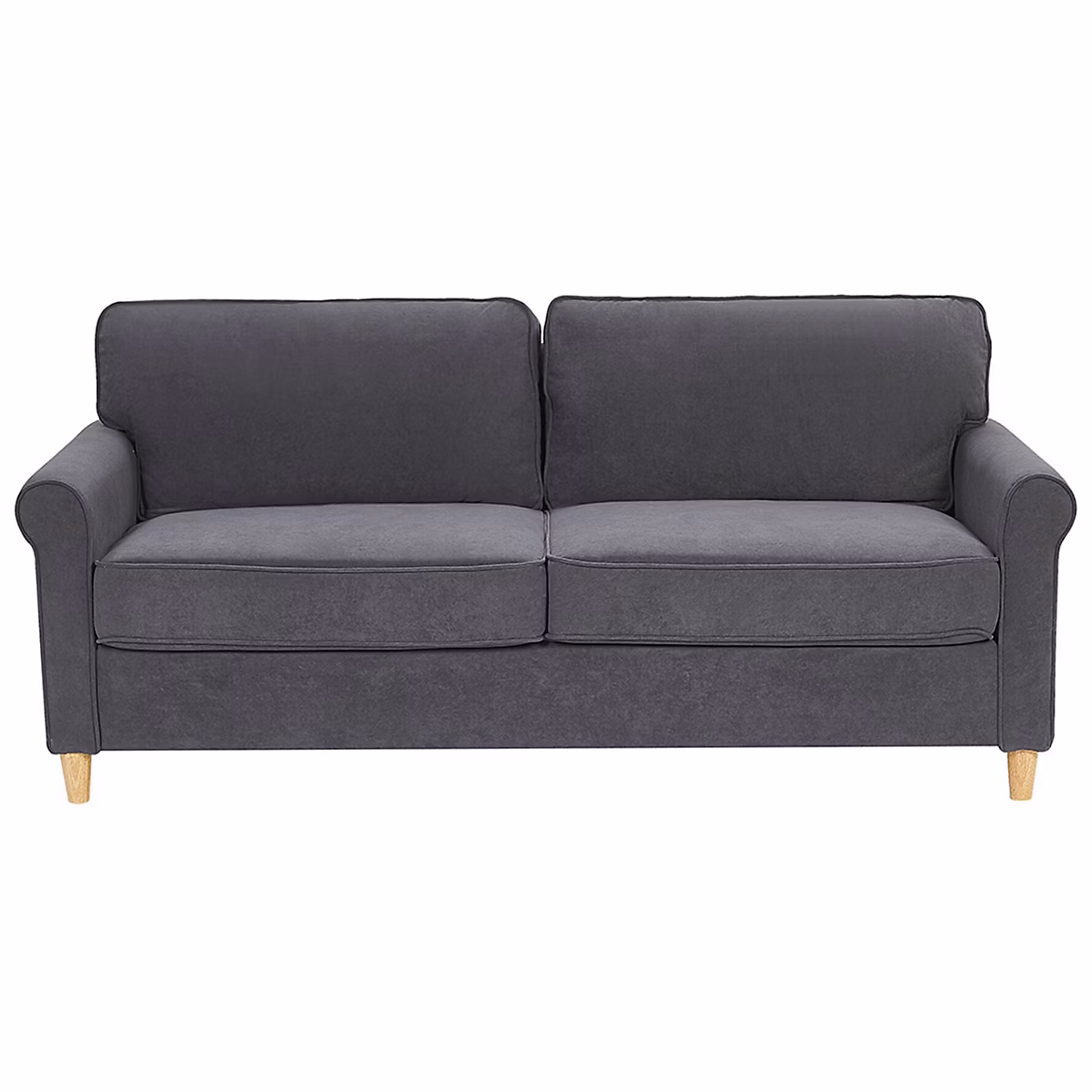 Canapé 3 places RONNEBY Velours Gris foncé | Canapé