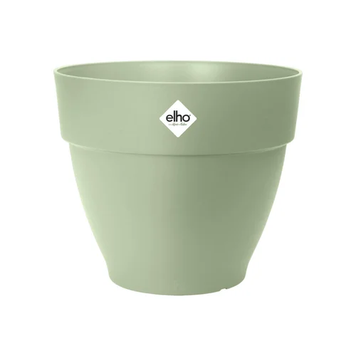Pot en polypropylène vert pistache Elho Vibia Campana - Ø 30 x 25,8 cm