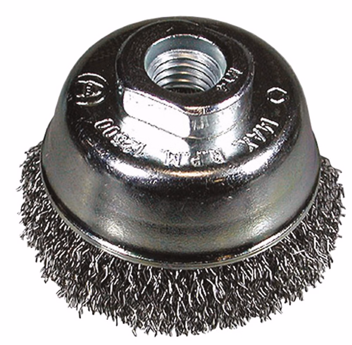 Brosse boisseau fils ondulés 75 mm M14 0 – 3 mm HIKOKI 751312