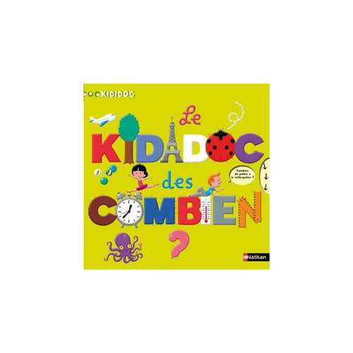Le livre " Kididoc des combien " aux Éditions Nathan