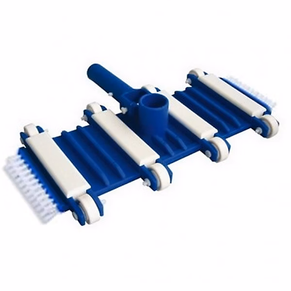 Robot et nettoyage de piscine – Balai aspirateur manuel 8 roues + brosses latérales Nmp BFLEX