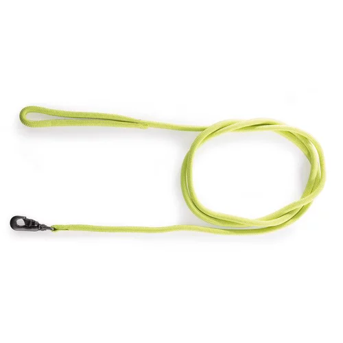 Longe ronde pour chien coloris vert citron 1,3 cm x 3 m