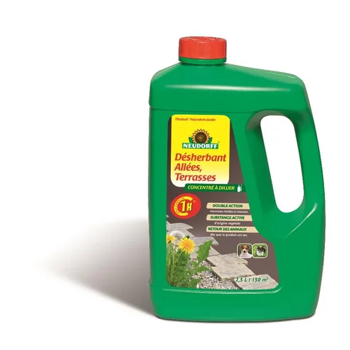 Désherbant pour cours et allées en bidon Neudorff Finalsan - 2,5 L
