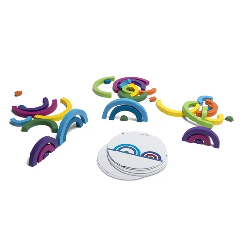 Speed bows – Jeu avec arcs en bois multicolores