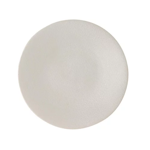 Assiette à dessert Vesuvio blanche en grès Ø 20,5 cm