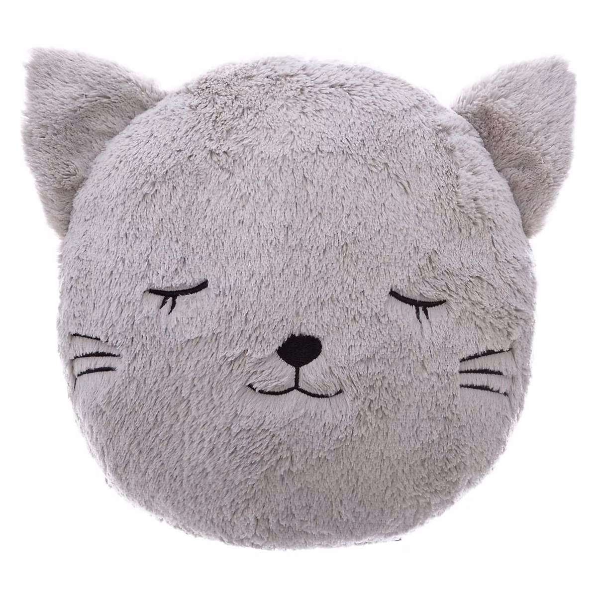 Coussin enfant chat Gris – H. 10 cm