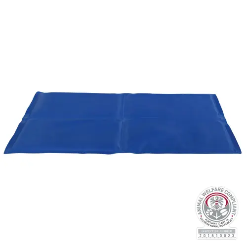 Tapis rafraîchissant pour chien coloris bleu Trixie - 50 x 90 cm