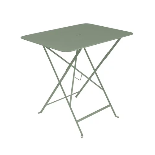 Table pliante rectangulaire en acier couleur cactus Bistro Fermob - 77 x 57 x 75 cm