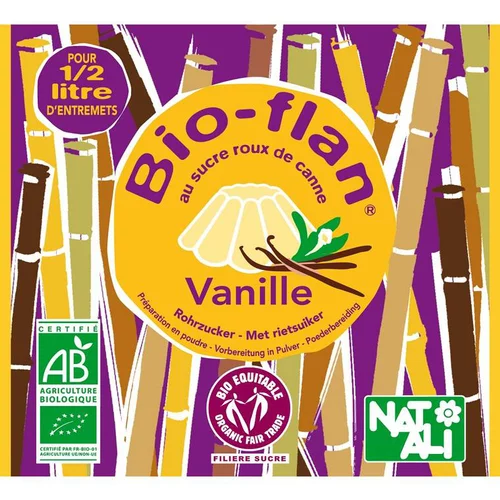 Préparation pour crème dessert vanille Bioflan 30g