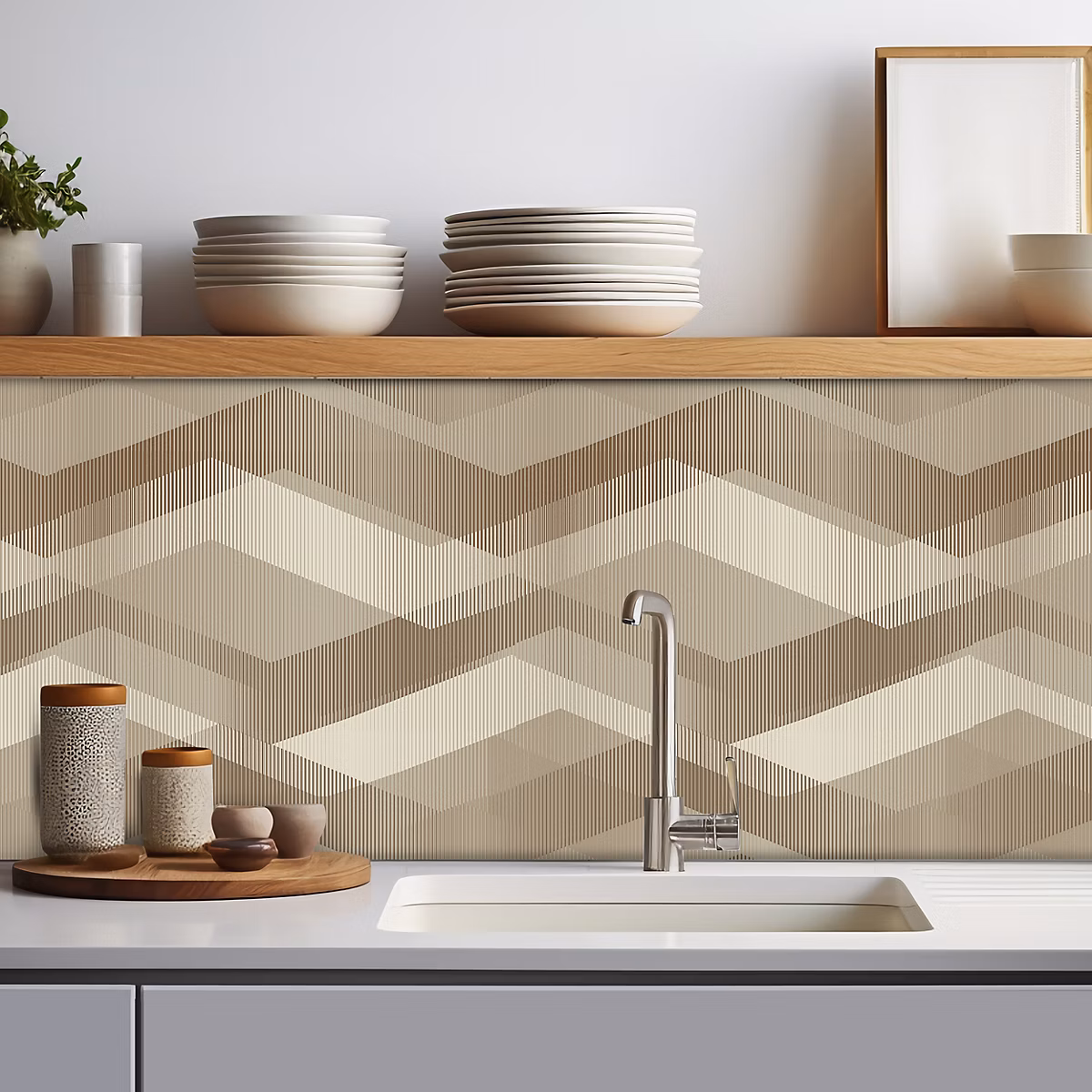 Crédence adhésive design minimaliste 316 – 40 × 200cm
