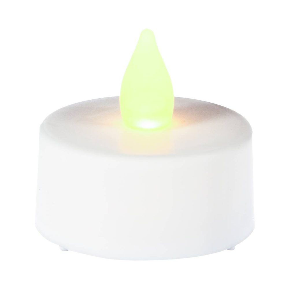 bougies LED chauffe plat 3 | 8x3 – 7cm blanc – Atmosphera Créateur d'intérieur – lot de 16