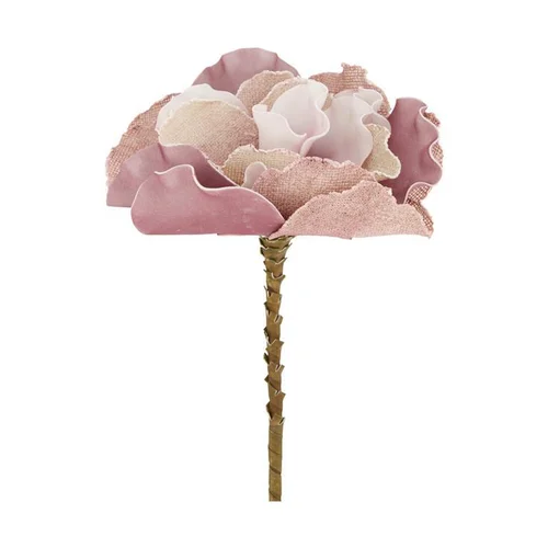 Grande fleur violette en mousse - Ø 25 x H 77 cm