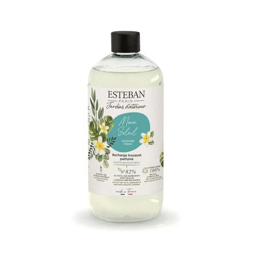 Recharge Monoï soleil pour bouquets parfumés Esteban - 500 ml