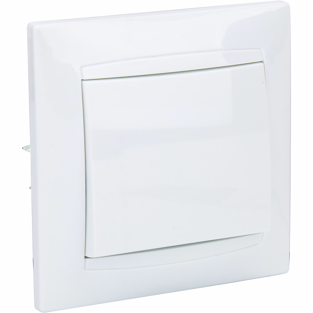 Bouton poussoir encastré Zyna – Blanc | Zenitech
