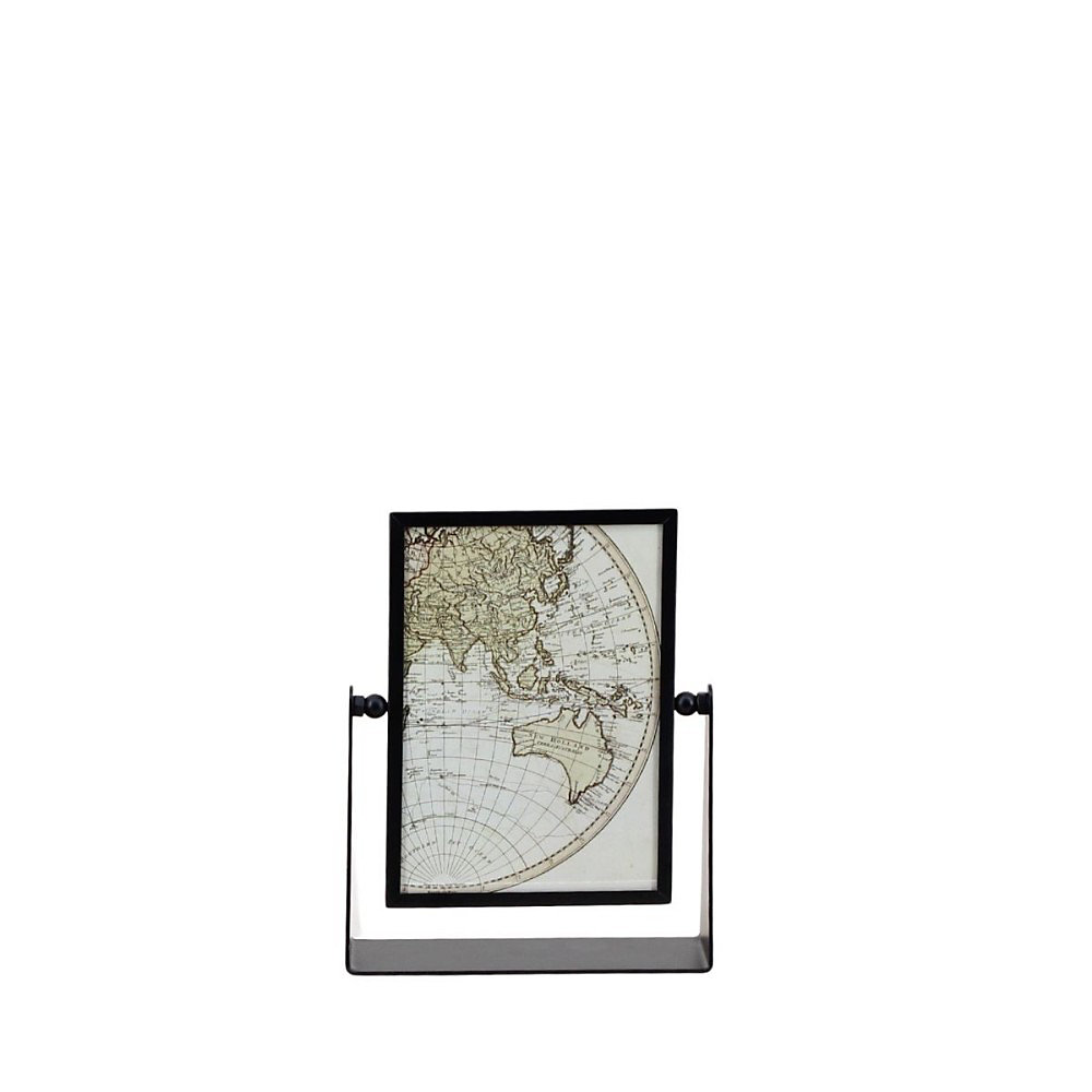 Cadre photo pivotant en métal noir 16 – 5 × 21cm