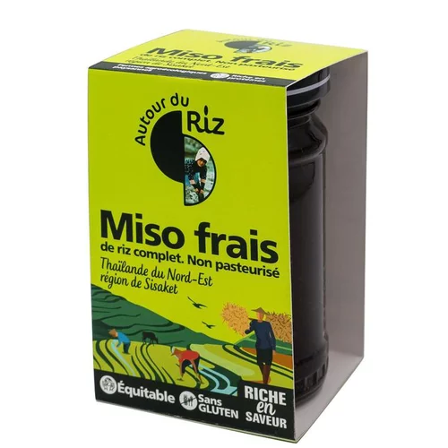 Miso frais non pasteurisé bio La compagnie du riz - 250 g