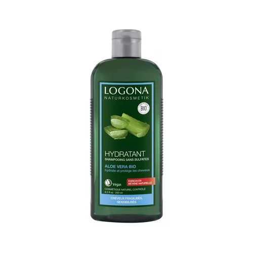 Shampoing hydratant à l’aloe vera bio en flacon de 250 ml
