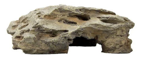 Décor pour terrarium ou aquarium coloris gris Hobby Comb Cave 2 - 22,5 x 12,5 x 7,5 cm