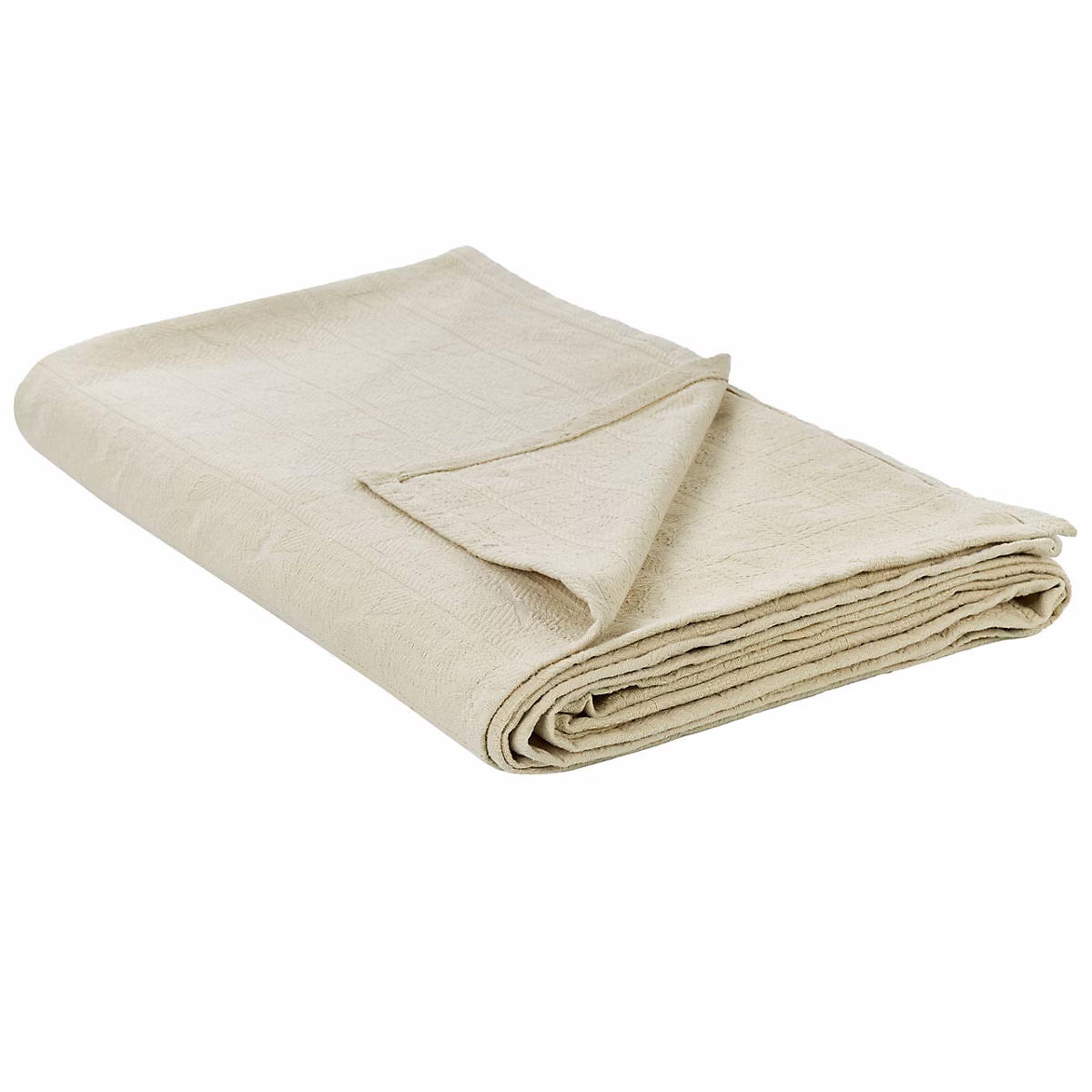 Couvre-lits MARAKA Coton 200 × 220 cm Beige clair