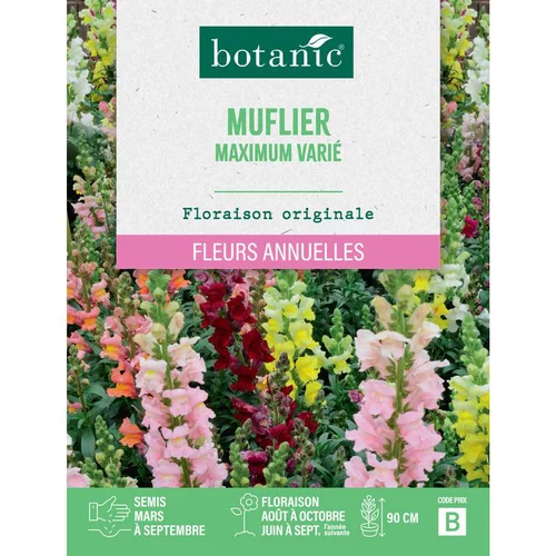 Graines de fleurs de Muflier maximum varié botanic®