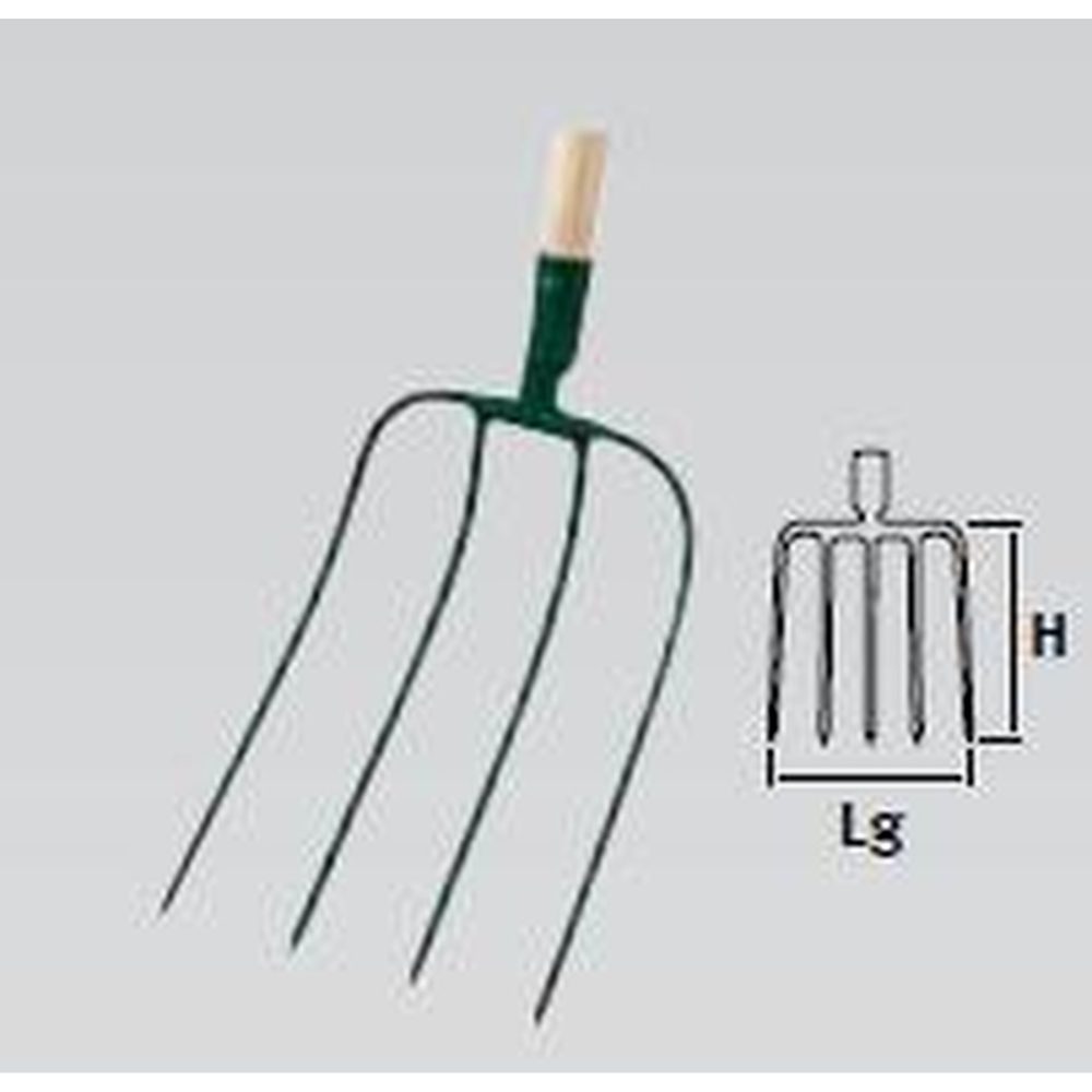 Leborgne Fourche à charger 4 dents – Outillage de jardin