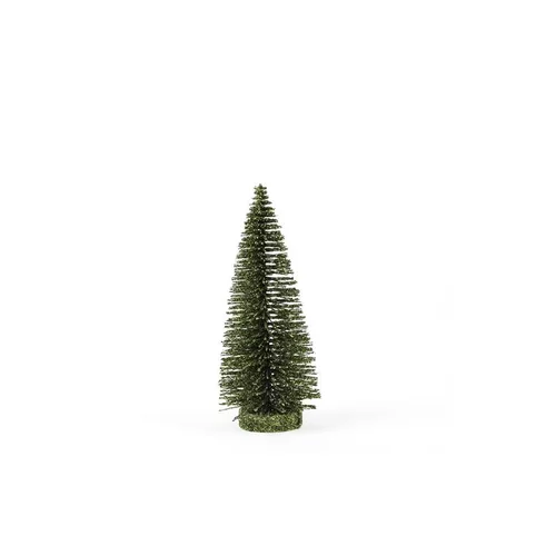 Sapin pailleté vert – 20 cm