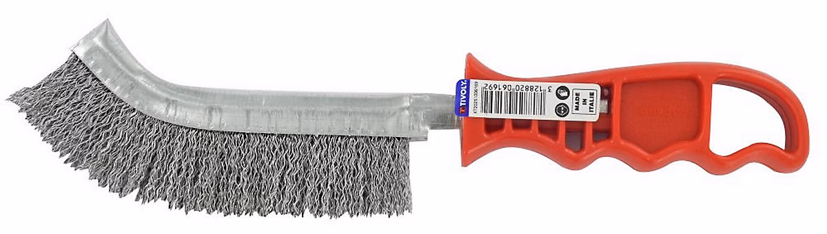 Brosse à main Tivoly en fil acier ondulé 0 – 30