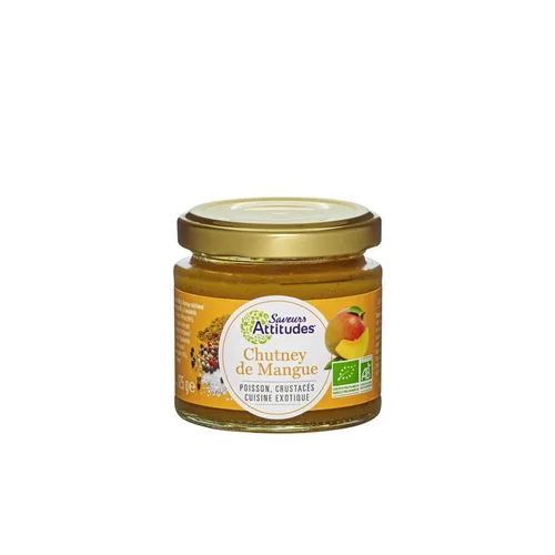 Chutney de mangue bio Saveurs Attitudes - 125 g