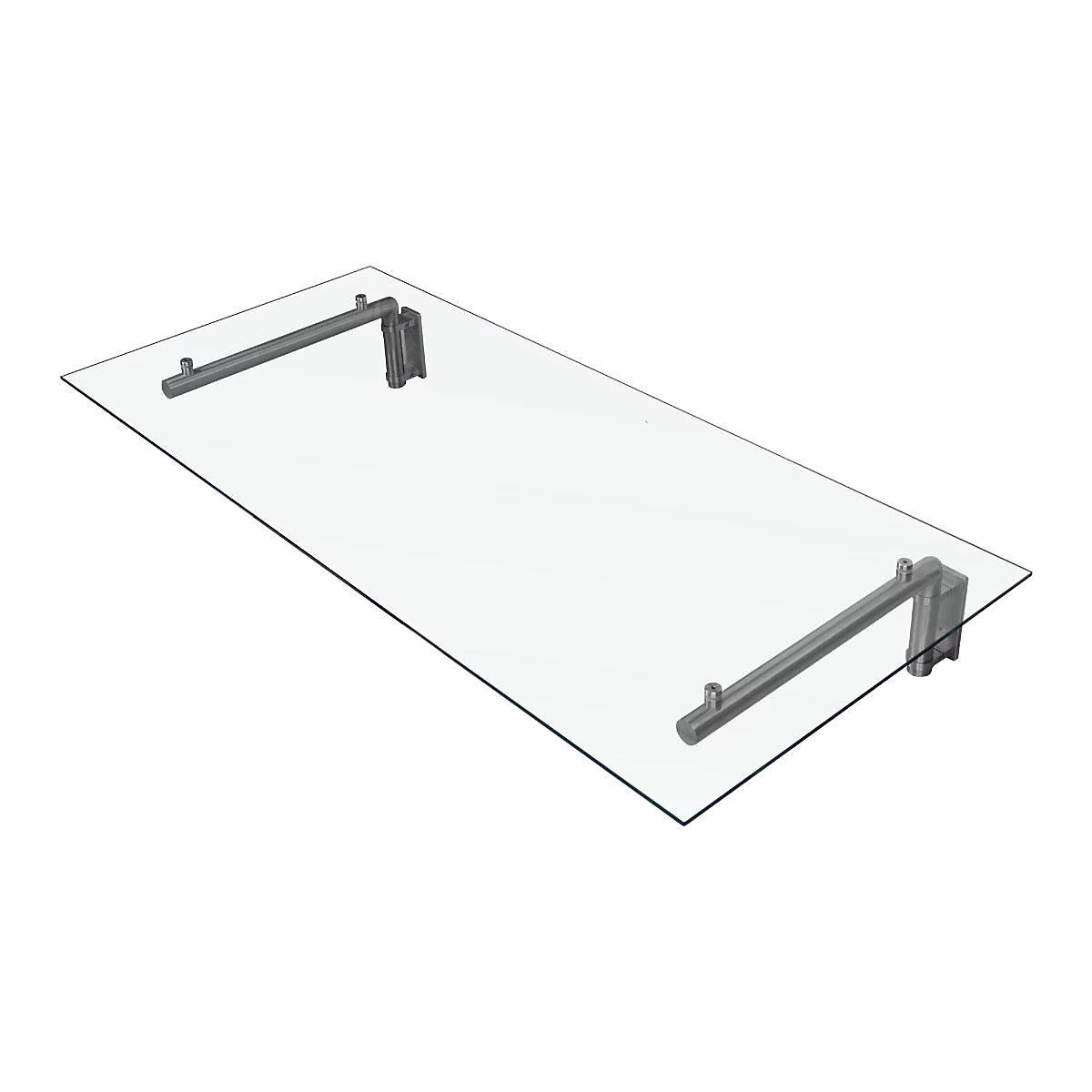 Auvent Porte d'Entrée en Verre 144cm x 80cm MonsterShop – Réf. MXJZUKVJP9493267973