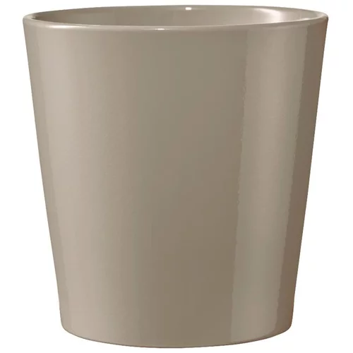 Cache-pot coloris taupe Dallas Orchidée - Ø 13 cm