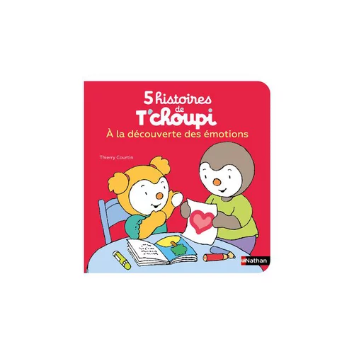 Le livre " 5 histoires de t'choupi - tome 2 a la decouverte des emotiuo " aux Éditions Nathan