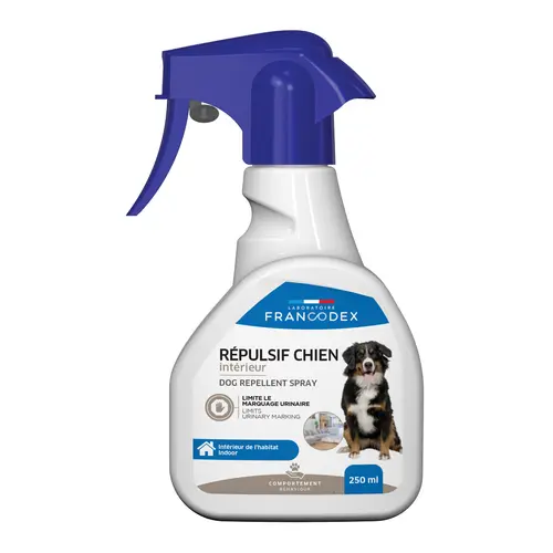 RŽpulsif d'intŽrieur pour chien menthe eucalyptus Francodex - 250 ml