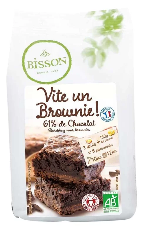 Vite un brownie bio Priméal - 350 g