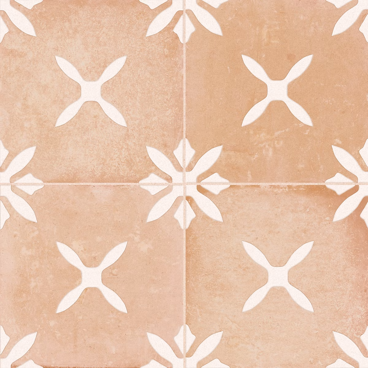 Carrelage effet Terre cuite Meliora Terracotta Argile 22 – 3 × 22,3 × 0,9 cm Argelio, Sol et mur intérieur (vendu par carton de 0,65 m²