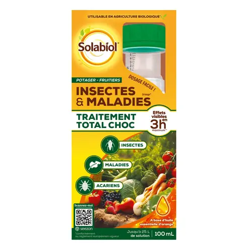 Traitement total potagers fruitiers - 100 ml