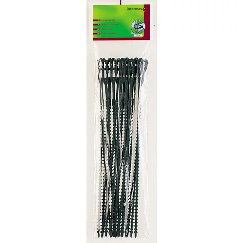 Lien en plastique coloris vert 35 cm