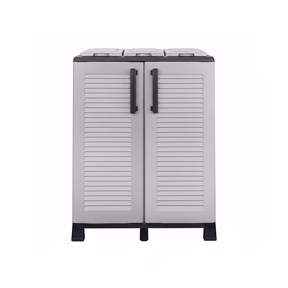 Abri Poubelles de Tri Sélectif 3 Sacs Recyclage Gestion des Déchets Intérieur Extérieur Art Plast – Réf. SDPHPIGWI7994520374