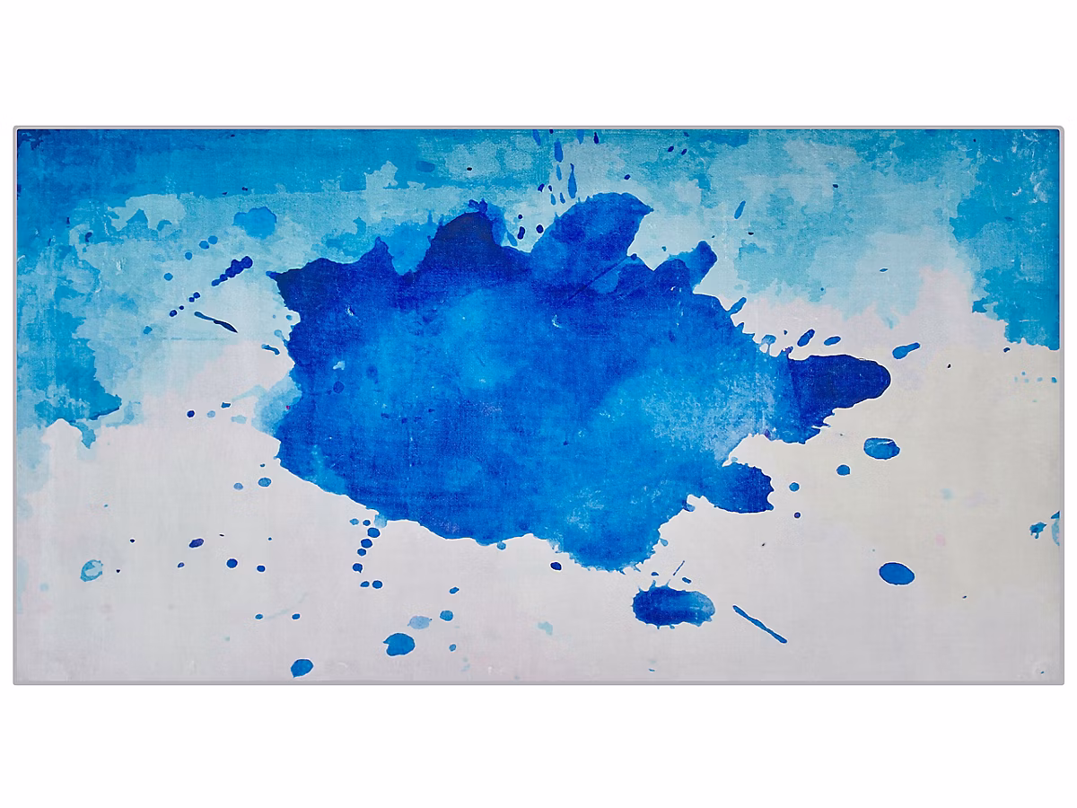 Tapis et paillasson – À poil court entissu bleu ODALAR