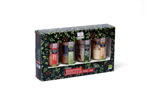 Coffret bio découverte de Noël Quai Sud - 205 g