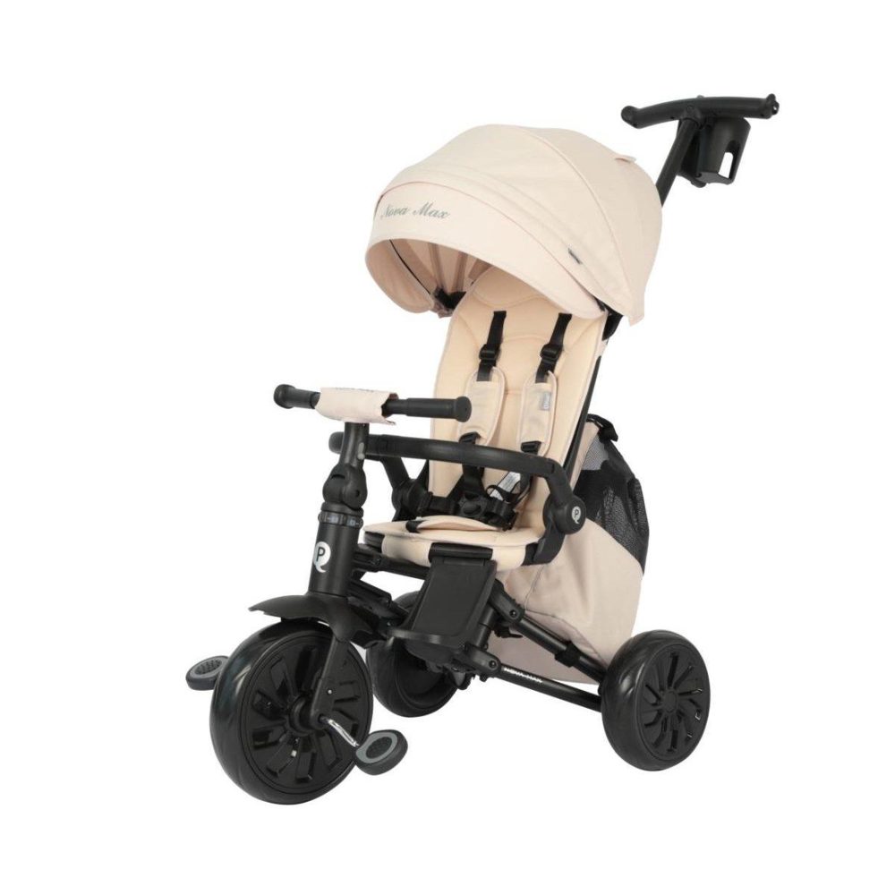 QPLAY Tricycle nova max beige – beige caoutchouc