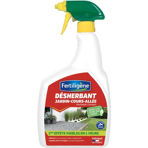 Désherbant pour cours et allées Fertiligène - 900 ml