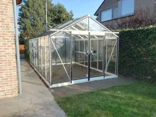 Serre de jardin R308H ACD en aluminium 18,15 m² - 306 x 593 cm
