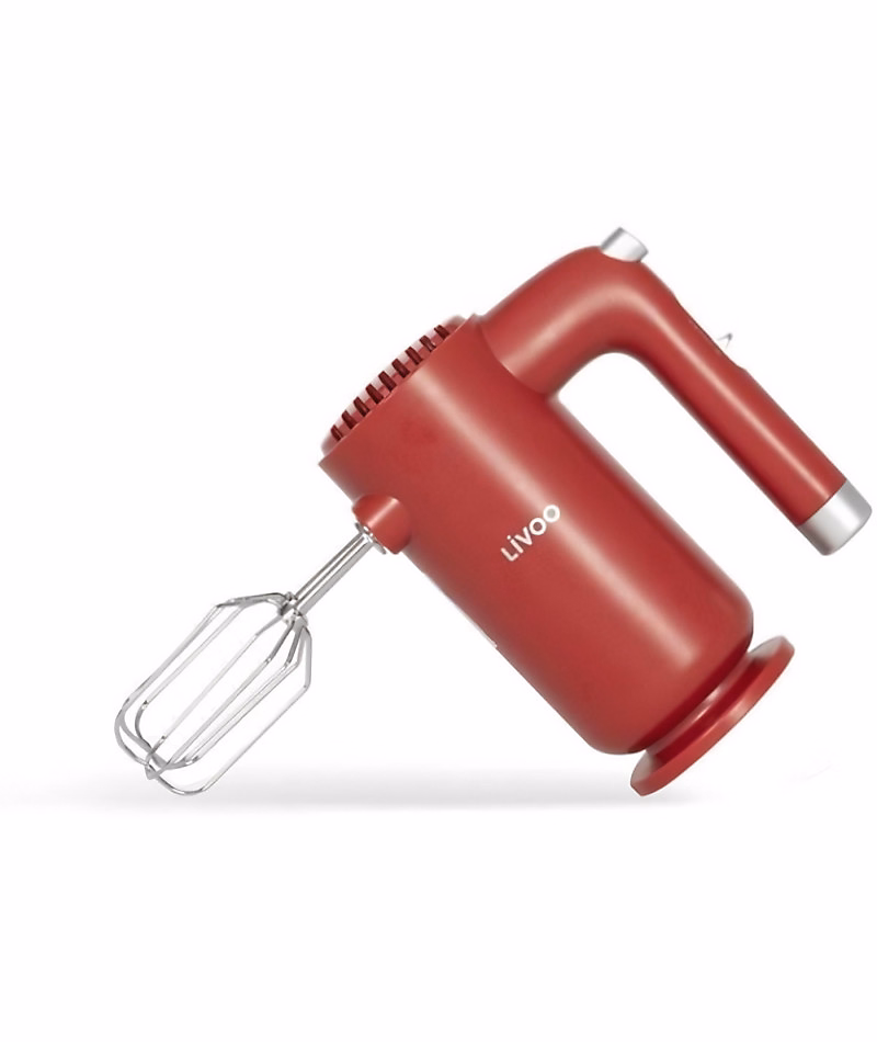 Batteur électrique – LIVOO, DOP243R, 250 w, 5 vitesses, Rouge