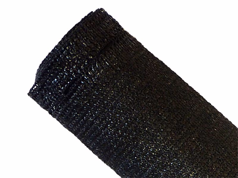 Brise – vue 90%, Noir, 185gr/m², Boutonnières Noir 2m x 50m