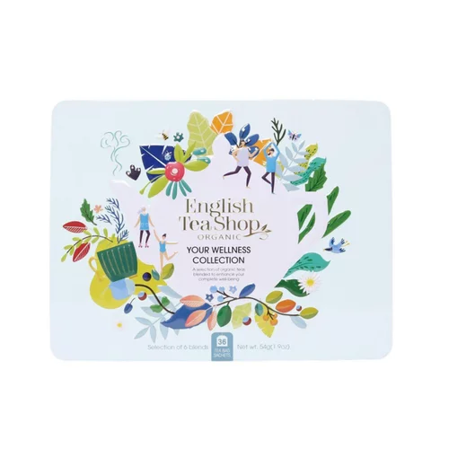 Coffret infusions et thés bio collection Wellness English Tea Shop - 36 sachets