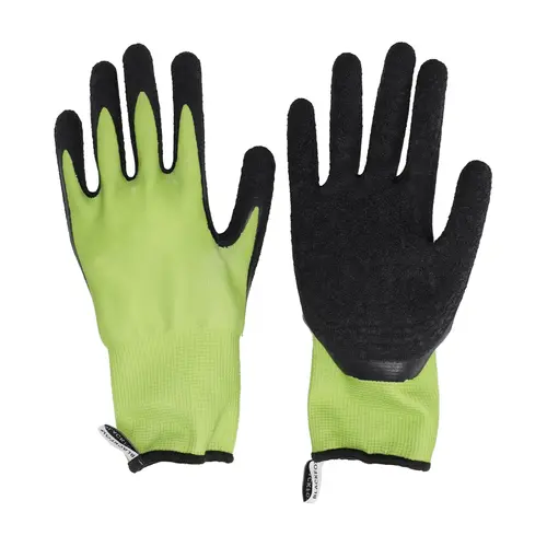 Gant Agrip coloris vert anis en polyester certifié GRS Blackfox - taille 7