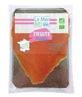 Truite fumée bio en tranches La Mer bio - 100 g