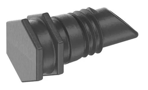 Bouchon 3/16 Easy & Flexible coloris noir Gardena - 4,6 mm (boîte de 10)
