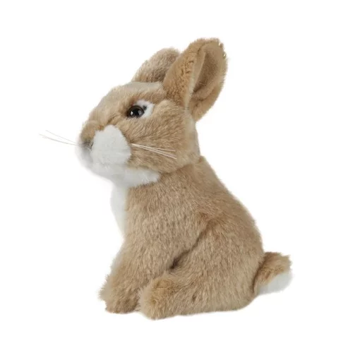 Bébé lapin assis Living Nature - 15 cm